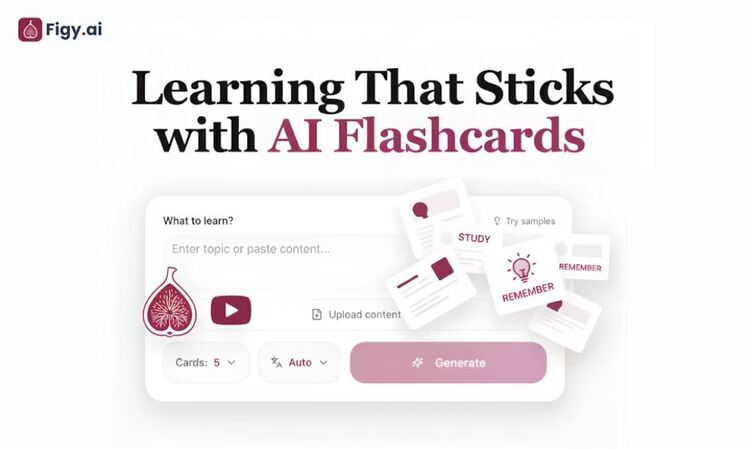 Figy — новий інструмент від My Lens, який генерує флешкартки на основі ваших джерел