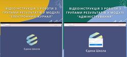 Відеоінструкції з роботи з групами результатів від "Єдиної школи"