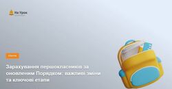 Зарахування першокласників за оновленим Порядком: важливі зміни та ключові етапи