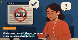 Медіаграмотність і Canva: як навчати учнів розпізнавати фейки