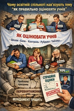 Чому нам постійно нав'язують тему "оцінювання"?