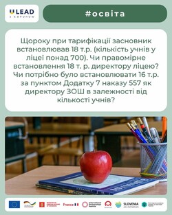 Скільки учнів потрібно для 18 тарифного розряду? Вимоги до оплати праці директорів