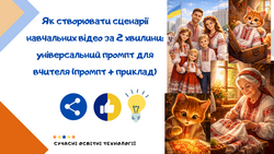 Як створювати сценарії навчальних відео за 2 хвилини: універсальний промпт для вчителя