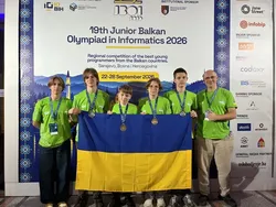 Українські школярі здобули чотири медалі на Юніорській Балканській олімпіаді з інформатики
