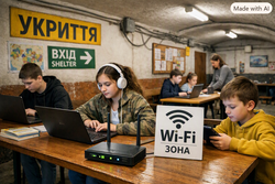 Інтернет в укриттях шкіл: Бутенко пояснив, хто має забезпечити зв’язок